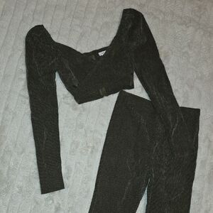 Emory Park Olive Corduroy Clubbing Outfit